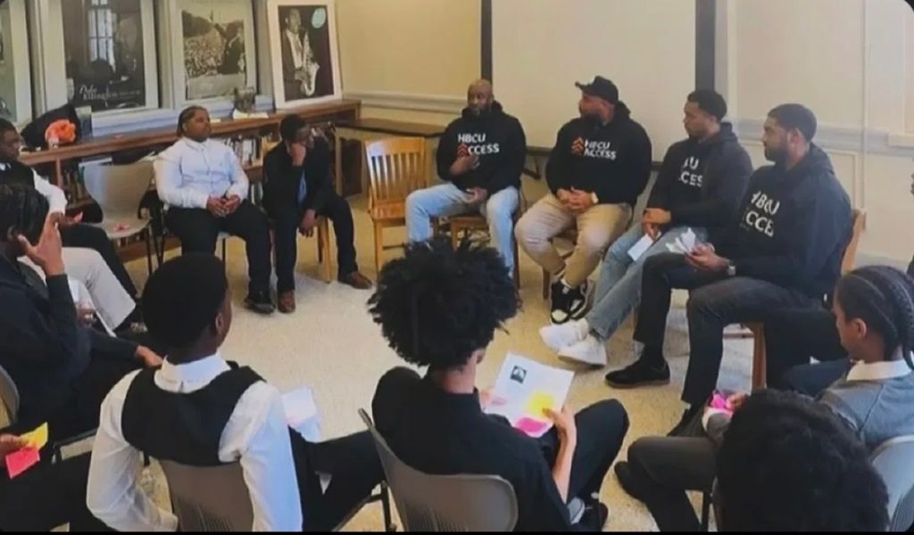 Shelton J. Haynes representing HBCU Access New York at a community engagement event in New York City
